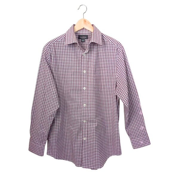 David Taylor Collection Men's Shirt – Long Sleeve Button-Down Plaid, Size S - Picture 1 of 9